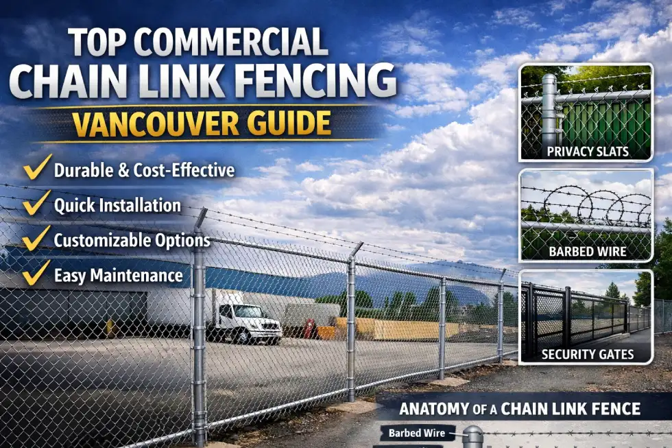 Customized Chain Link Fence Vancouver