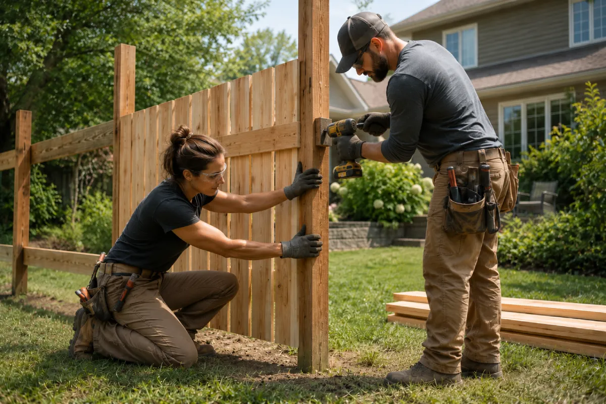 Fence installation services near Newton in Surrey
